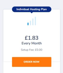 Low Cost Hosting Plan